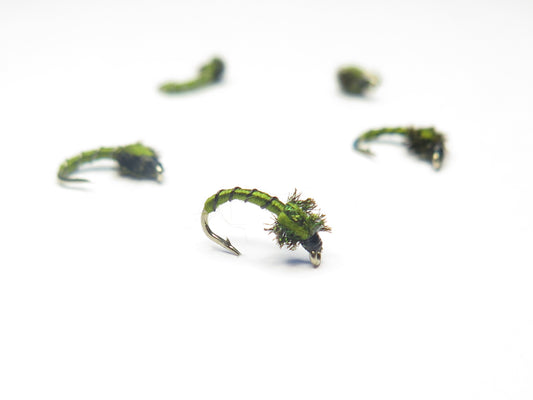 Green Caddis, Dirty Flys, Fishing Flies New Zealand, Best fly-fishing fly, Pat Swift, Category 3, Manic Tackle, Stu's Flies, Trout fishing NZ. South Island fly fishing. Turangi Trout fishing.