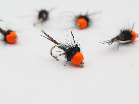 Pheasant tail bead head, Jigging, Fly fishing, Pheasant Tail, C3, Manic, Pat Swift, Tungsten, Egg, Glo bug. Dirty Flys, Fishing Flies New Zealand, Best fly-fishing fly, Pat Swift, Category 3, Manic Tackle, Stu's Flies, Trout fishing NZ. South Island fly fishing. Turangi Trout fishing.