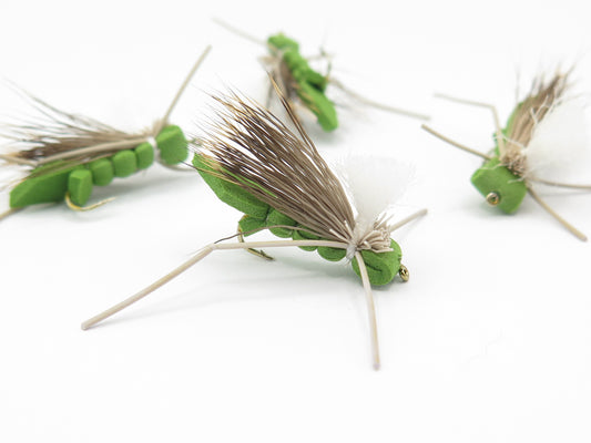 Grass Hopper Fly, Dirty Flys, Fishing Flies New Zealand, Best fly-fishing fly, Pat Swift, Category 3, Manic Tackle, Stu's Flies, Trout fishing NZ. South Island fly fishing. Turangi Trout fishing.